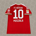 Jamal Musiala #10 Bayern Munich 2027 Bundesliga Championship Patch Football Jersey