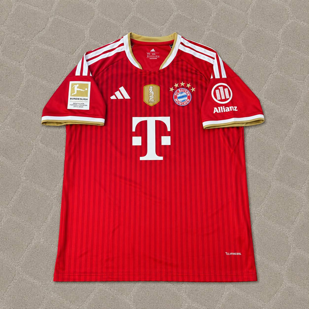Jamal Musiala #10 Bayern Munich 2027 Bundesliga Championship Patch Football Jersey