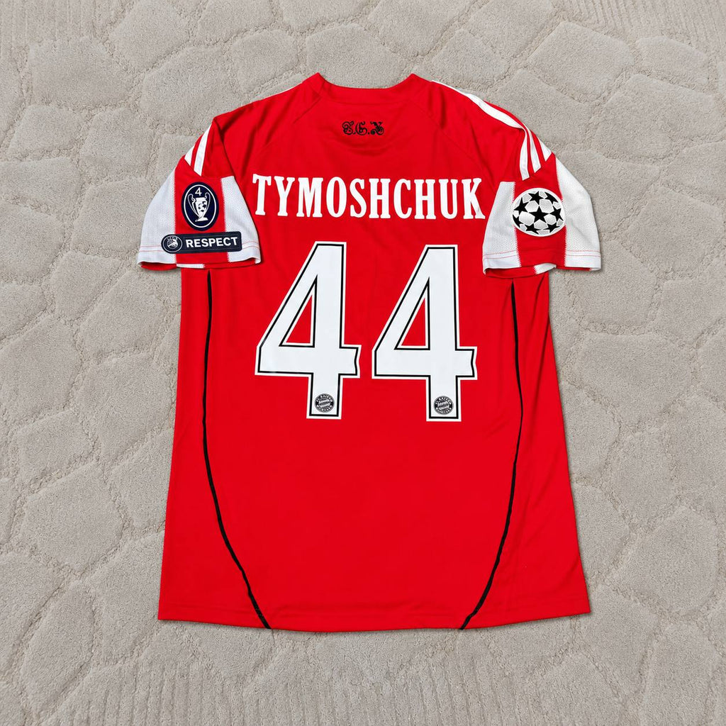 Anatoliy Tymoshchuk Bayern Munich 2010-2011 Home Retro Football Jersey