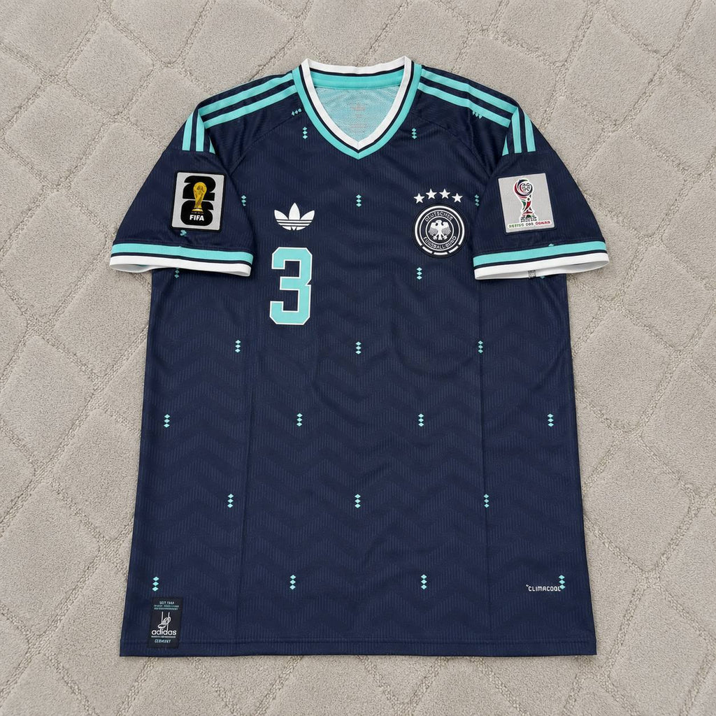 Waldemar Anton Germany 2026 World Cup Away Blue Football Jersey