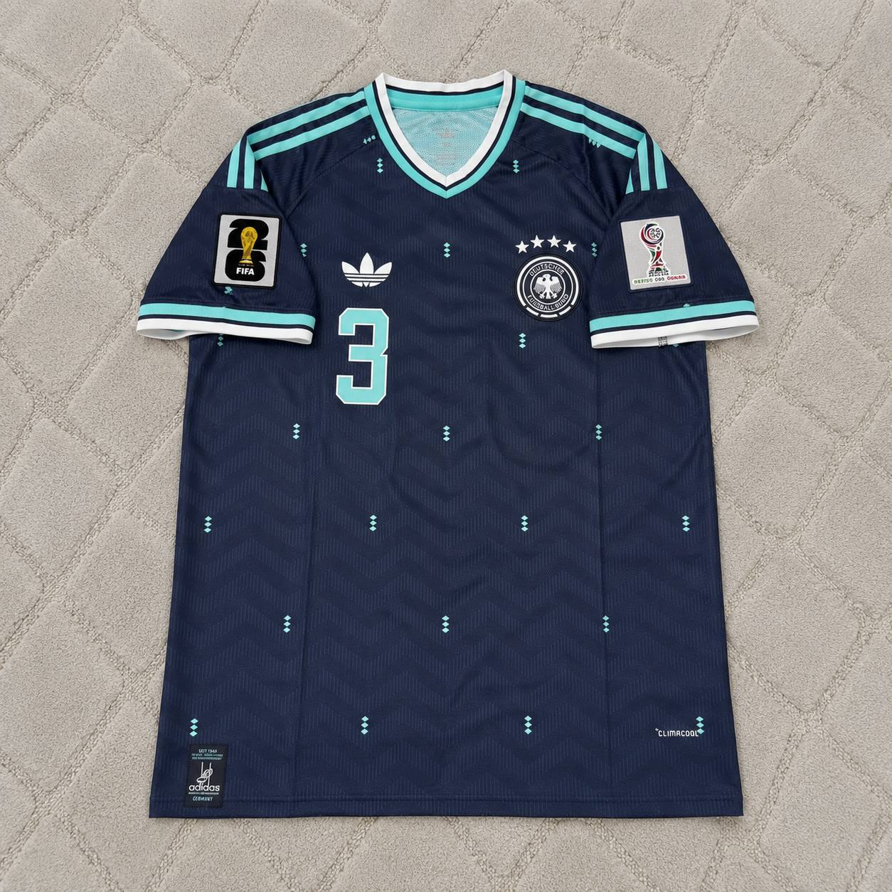 Waldemar Anton Germany 2026 World Cup Away Blue Football Jersey