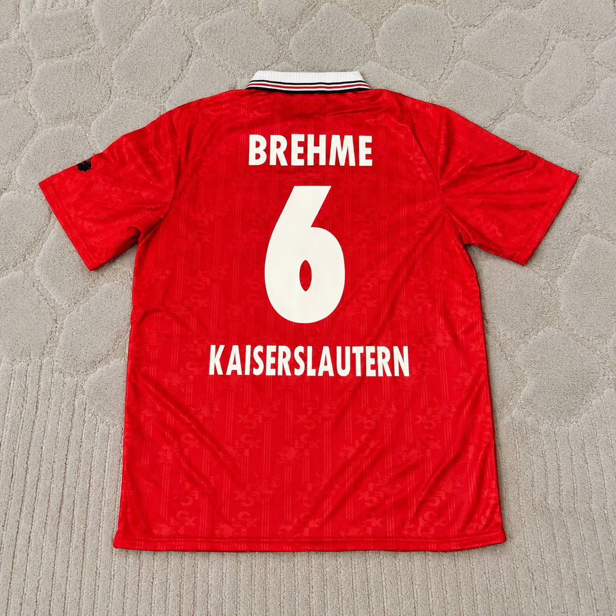 Andreas Brehme 1. FC Kaiserslautern 1996-1998 Heim Retro Fussballtrikot