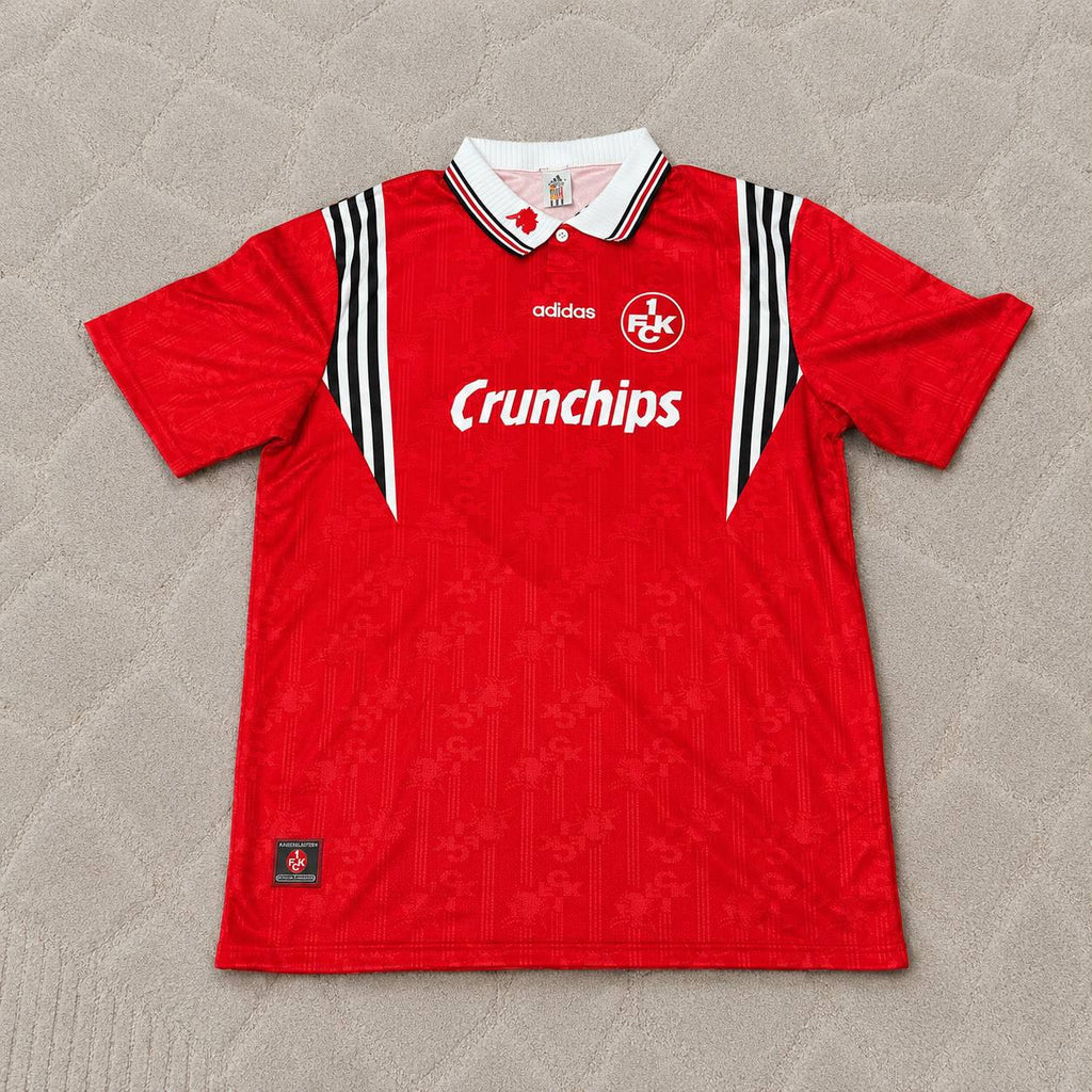 Andreas Brehme 1. FC Kaiserslautern 1996-1998 Heim Retro Fussballtrikot