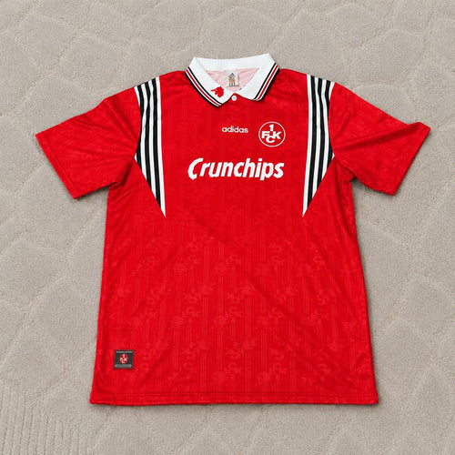 Andreas Brehme 1. FC Kaiserslautern 1996-1998 Heim Retro Fussballtrikot