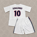 Ronaldinho 2002-2003 White Retro Football Jersey