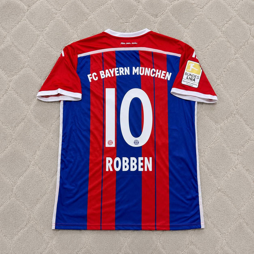 Arjen Robben #10 Bayern Munich 2014 2015 Home Retro Patch Jersey