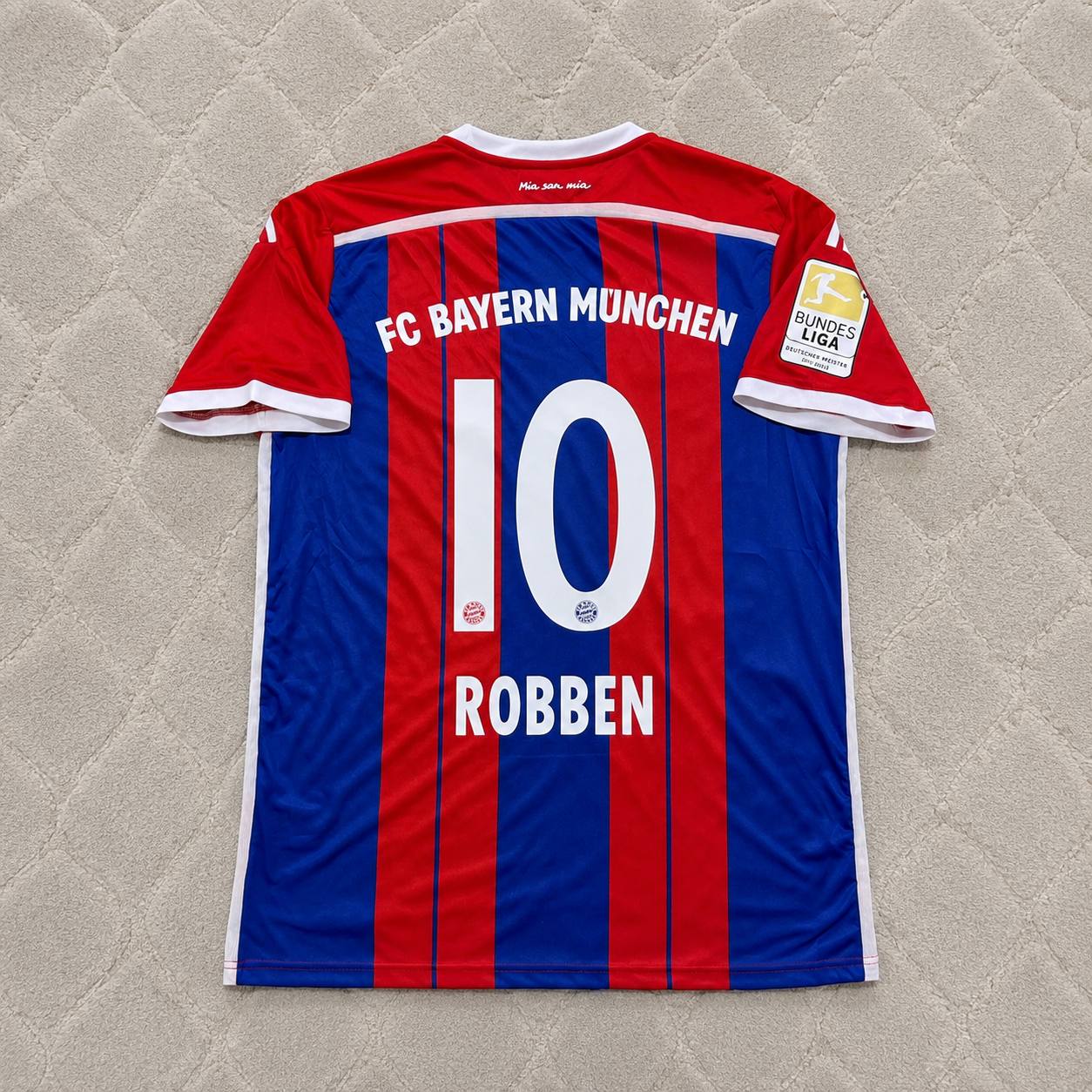 Arjen Robben #10 Bayern Munich 2014 2015 Home Retro Patch Jersey