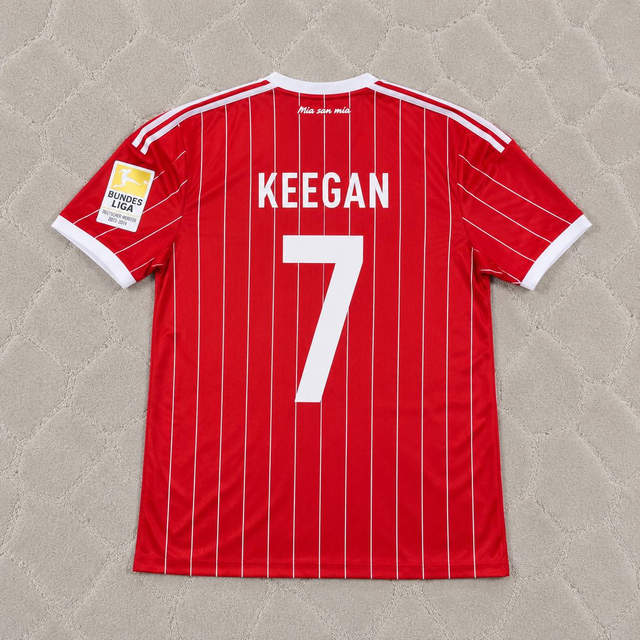 Kevin Keegan Hamburger SV Rotes Heimtrikot Retro Fußballtrikot