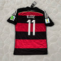 Miroslav Klose Germany 2014 World Cup Black Red Retro Jersey Trikot