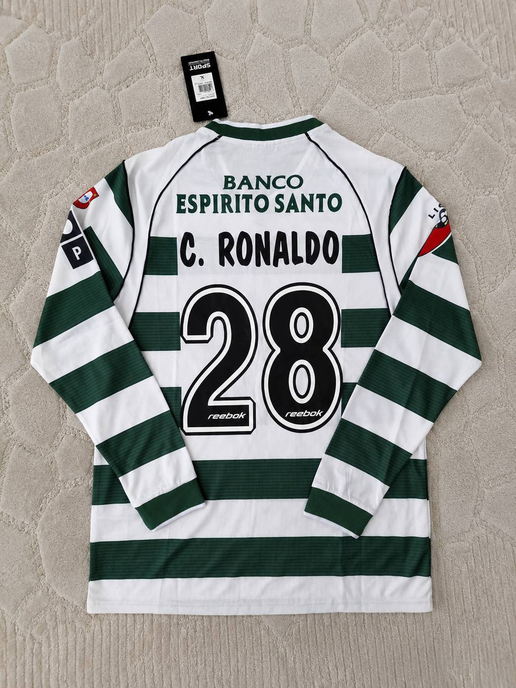 Cristiano Ronaldo Sporting CP Debut Retro Football Jersey Kit