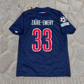 Warren Zaire-Emery #33 - 2026-2027 Home Football Shirt - Jersey Kit - Trikot Maillot Magliaa