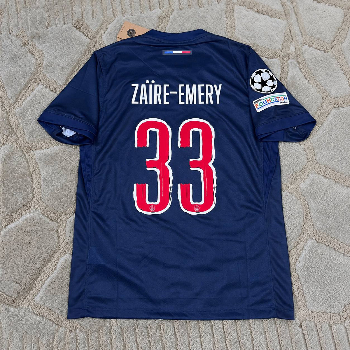 Warren Zaire-Emery #33 - 2026-2027 Home Football Shirt - Jersey Kit - Trikot Maillot Magliaa