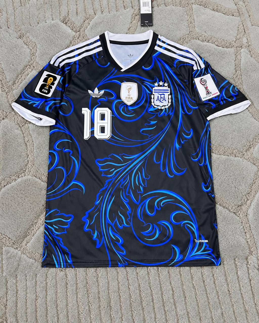 Nico Paz Argentina 2026 World Cup Home Football Shirt -Jersey Kit 