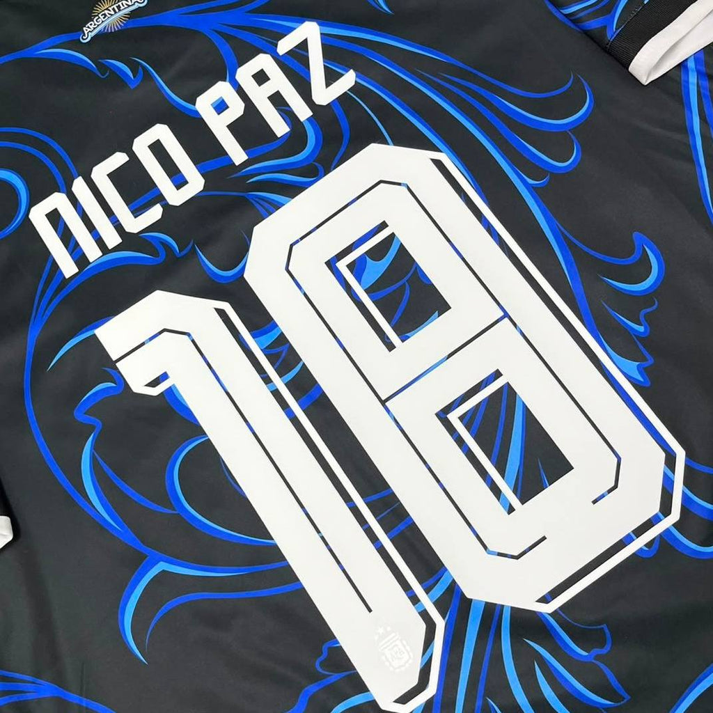 Nico Paz Argentina 2026 World Cup Home Football Shirt -Jersey Kit 