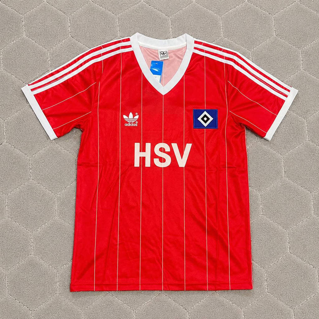 Franz Beckenbauer Hamburger SV Rotes Heimtrikot Retro Fußballtrikot