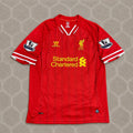 Luis Suárez Liverpool 2013-2014 Retro Red Football Jersey Kit