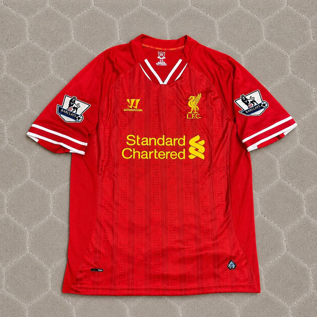 Luis Suárez Liverpool 2013-2014 Retro Red Football Jersey Kit