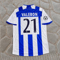 Juan Carlos Valeron #21 Deportivo La Coruna 2003-2004 Retro Home Football Shirt - Jersey Kit - Trikot Maillot Magliaa
