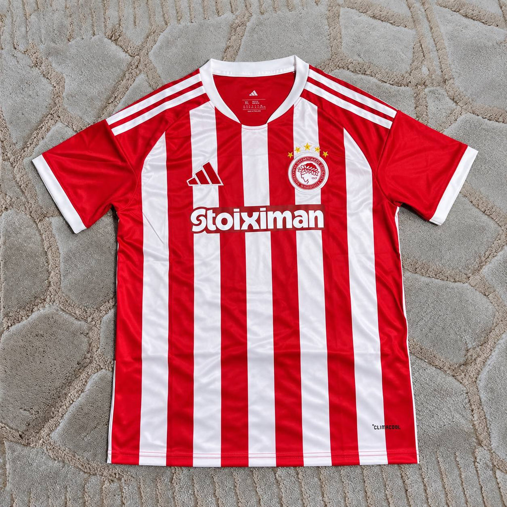 Ayoub El Kaabi #9 Olympiacos 2026-2027 Home Football Shirt - Jersey Kit - Trikot Maillot