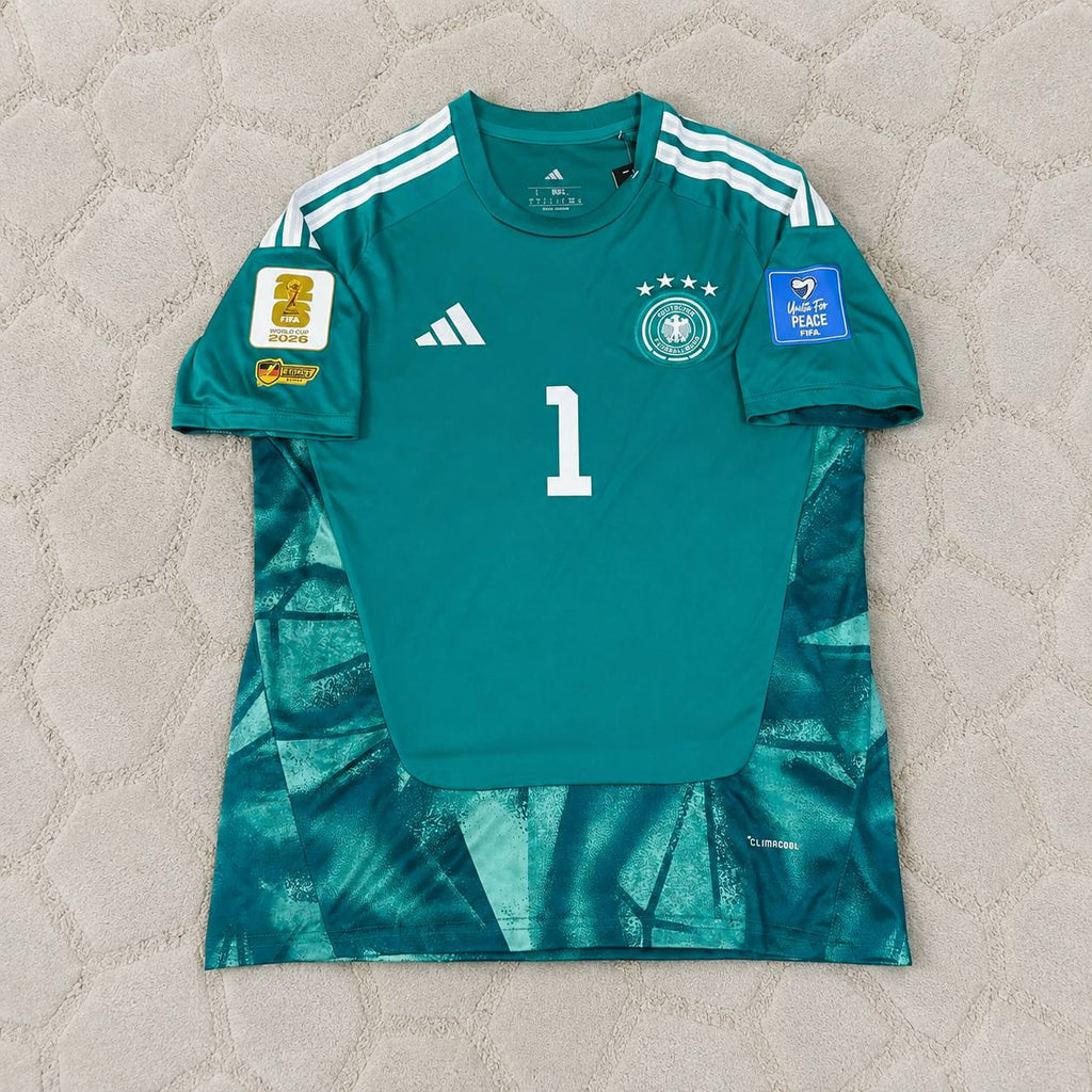 Manuel Neuer Germany 2026 World Cup Goalkeeper Legacy Patch Football Jersey