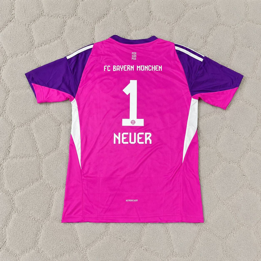 Manuel Neuer Bayern Munich Purple Goalkeeper Football Trikot Jersey