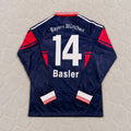 Mario Basler FC Bayern München 1997/98 Saison Langarm Heim Retro Trikot