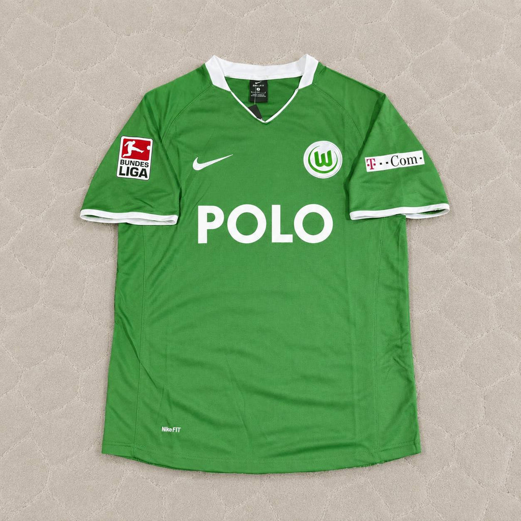 Edin Dzeko VfL Wolfsburg 2008-2009 Champion Year Home Football Jersey