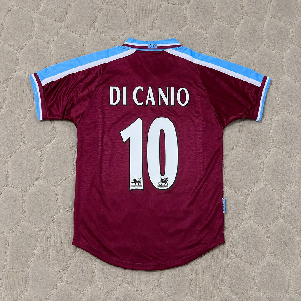 Paolo Di Canio West Ham 1999-2000 Home Retro Football Jersey
