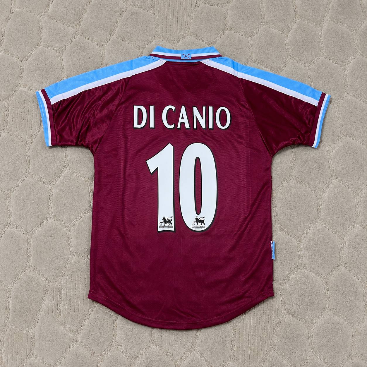 Paolo Di Canio West Ham 1999-2000 Home Retro Football Jersey