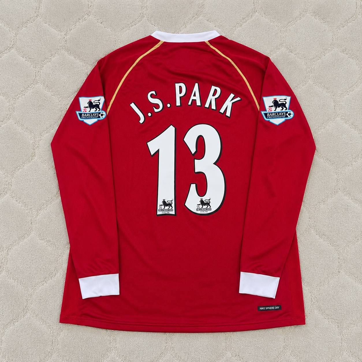 Park-Ji Sung Manchester United 2006-2007 Red Jersey Trikot
