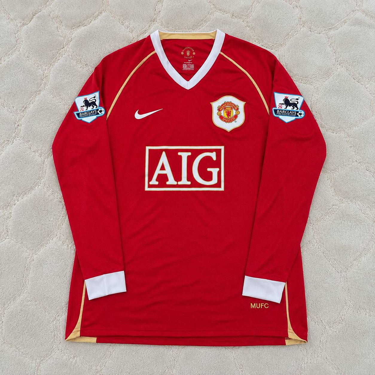 Park-Ji Sung Manchester United 2006-2007 Red Jersey Trikot