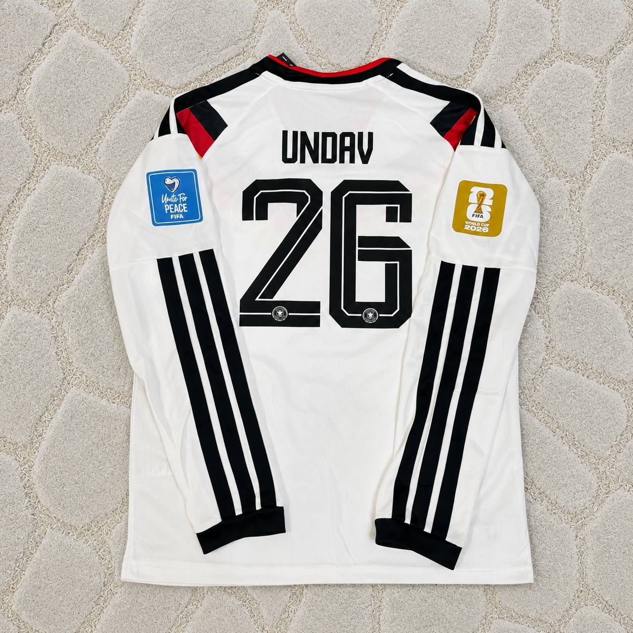 Deniz Undav #26 Germany 2026 World Cup Long Sleeve Home Football Jersey Kit