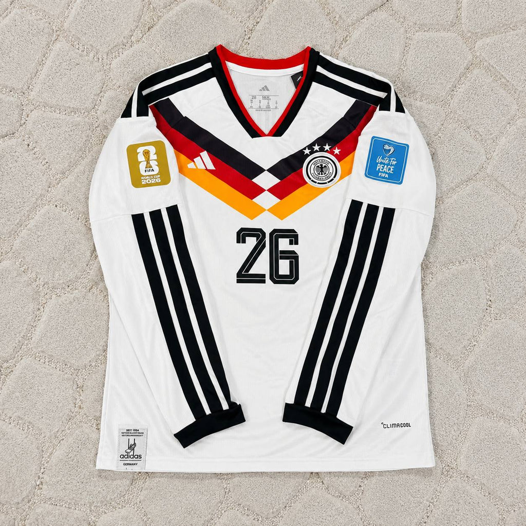 Deniz Undav #26 Germany 2026 World Cup Long Sleeve Home Football Jersey Kit