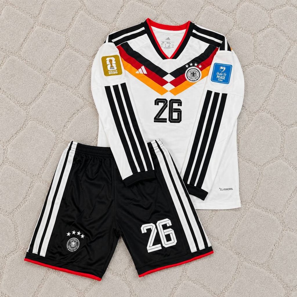 Deniz Undav Germany 2026 World Cup Kids Home Long Sleeve Football Jersey