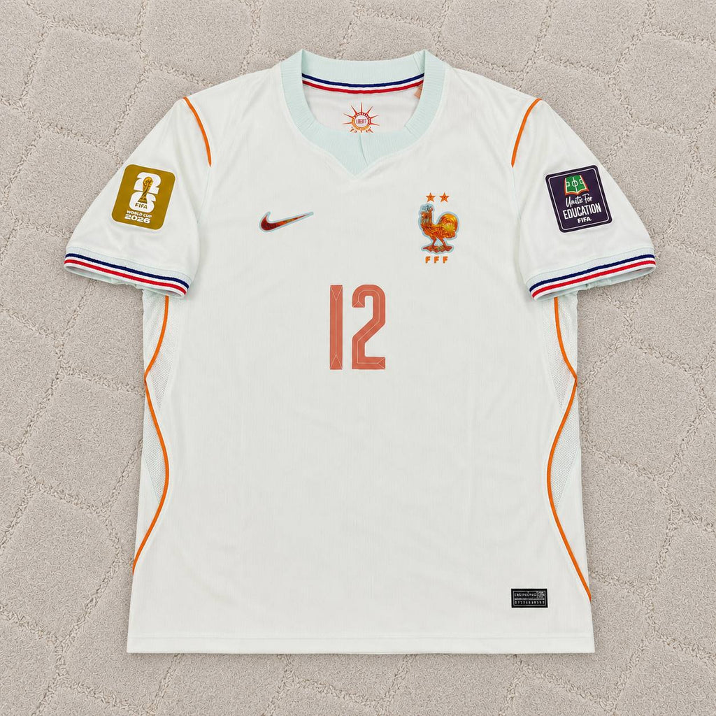 Bradley Barcola France 2026 World Cup Away Jersey