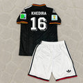 Sami Khedira Germany 2014 World Cup Kids Special Edition Black Retro Football Jersey