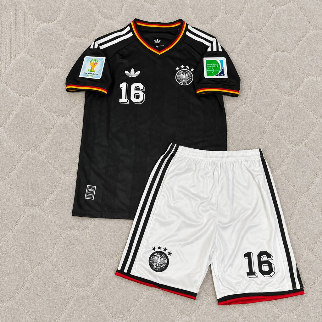 Sami Khedira Germany 2014 World Cup Kids Special Edition Black Retro Football Jersey
