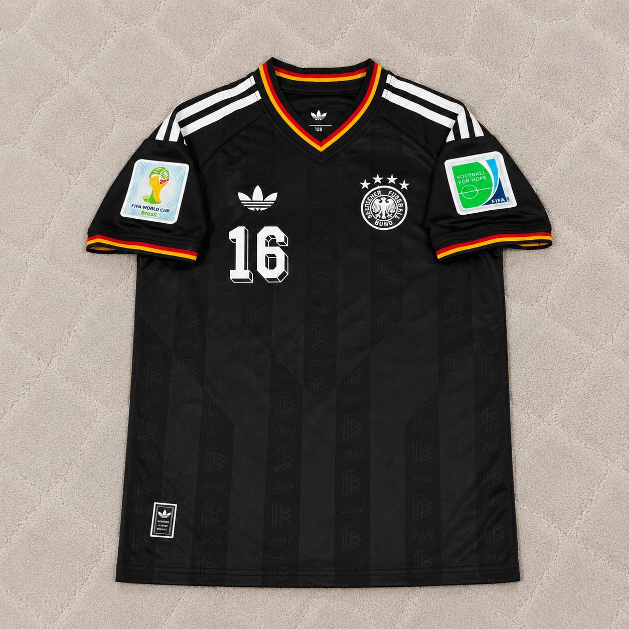 Sami Khedira Germany 2014 World Cup Special Edition Black Retro Football Jersey