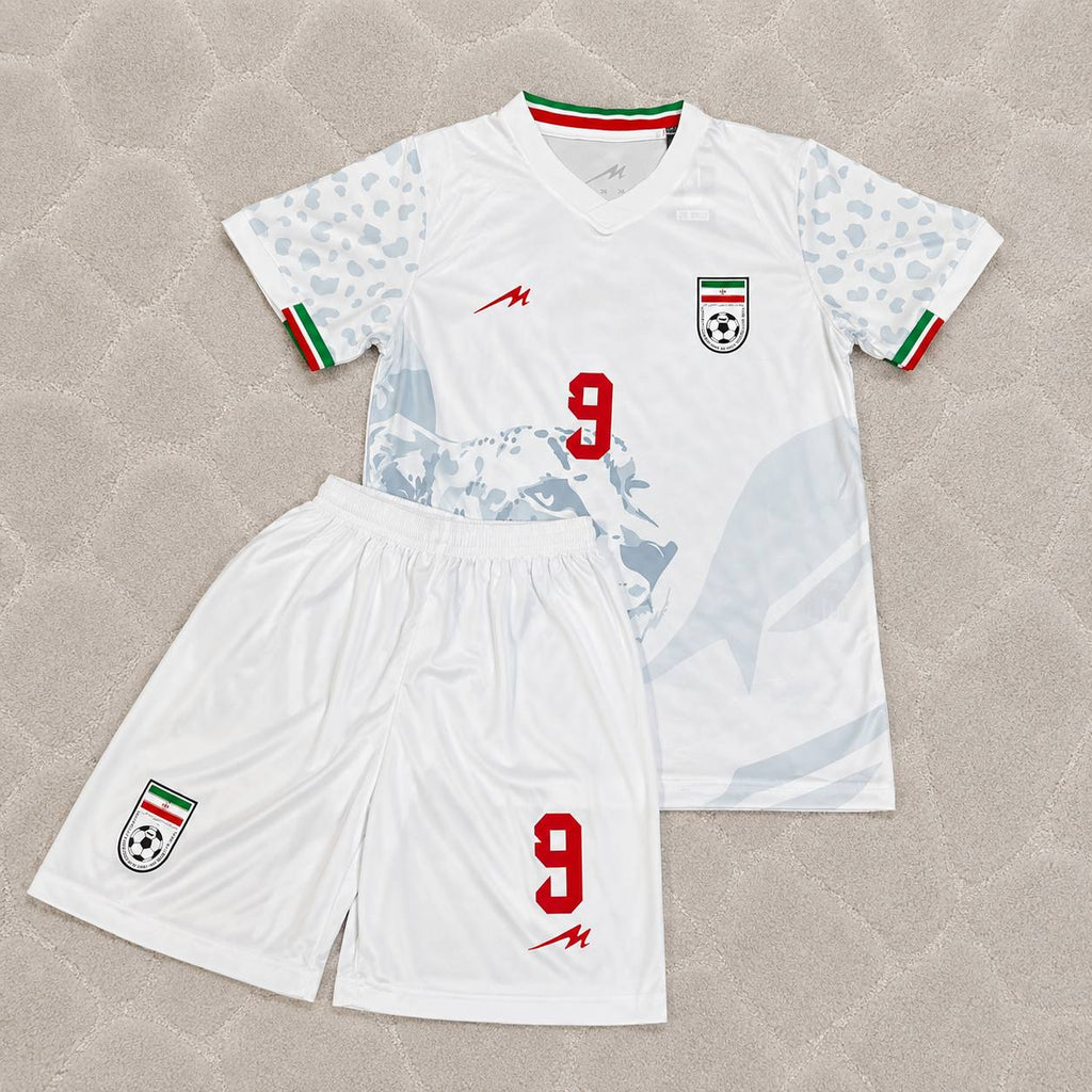 Mehdi Taremi Iran World Cup 2026 Home Kids Football Jersey Shirt Trikot Maillot