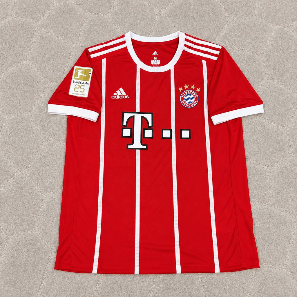 Mats Hummels Bayern Munich 2017-2018 Retro Home Jersey