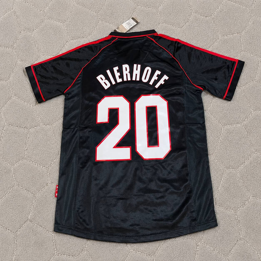 Oliver Bierhoff #20 AC Milan 1998-1999 Black Retro Football Jersey