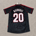 Oliver Bierhoff #20 AC Milan 1998-1999 Black Retro Football Jersey