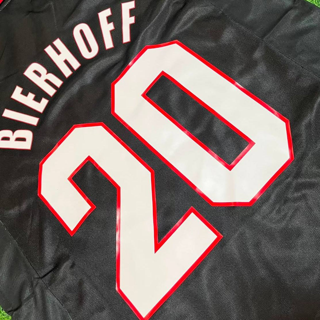 Oliver Bierhoff #20 AC Milan 1998-1999 Black Retro Football Jersey
