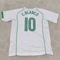 Cuauhtémoc Blanco Mexico 1998 Season Away White Retro Jersey Trikot Soccer Shirt