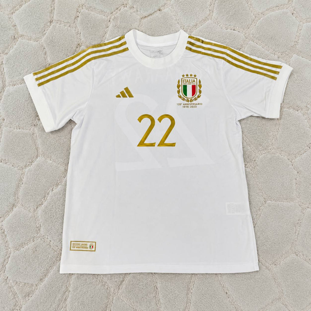 Stephen El Shaarawy - Italy White Anniversary Kit Jersey Trikot Maillot Soccer Shirt
