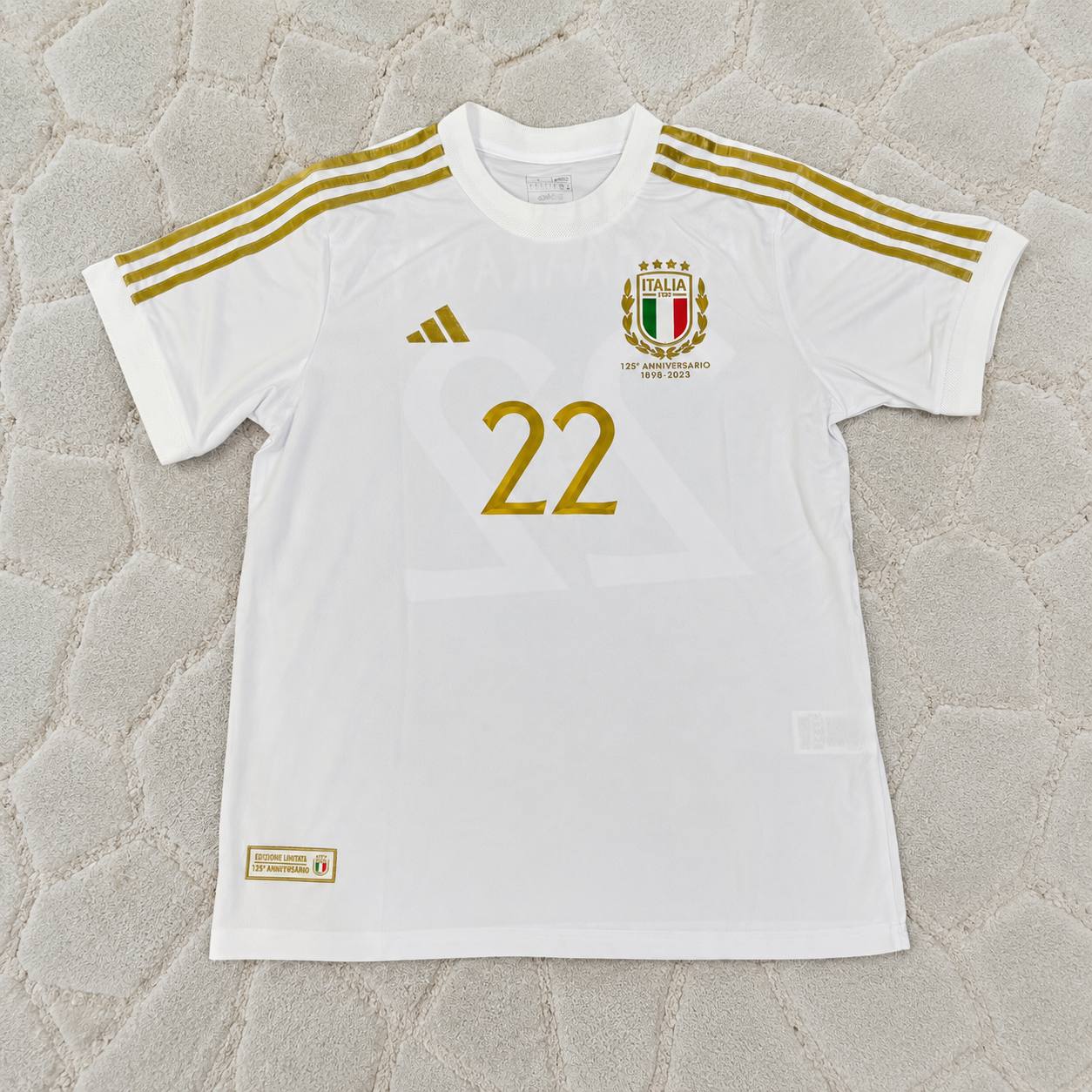 Stephen El Shaarawy - Italy White Anniversary Kit Jersey Trikot Maillot Soccer Shirt