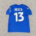 Alessandro Nesta #13 Italy 2002 World Cup Home Retro Jersey