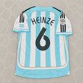 Gabriel Heinze Argentina 2006 World Cup Retro Soccer Jersey Maillot Trikot