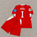 Gregor Kobel 1- Switzerland 2026 World Cup Kids Kit Jersey Trikot Maillot