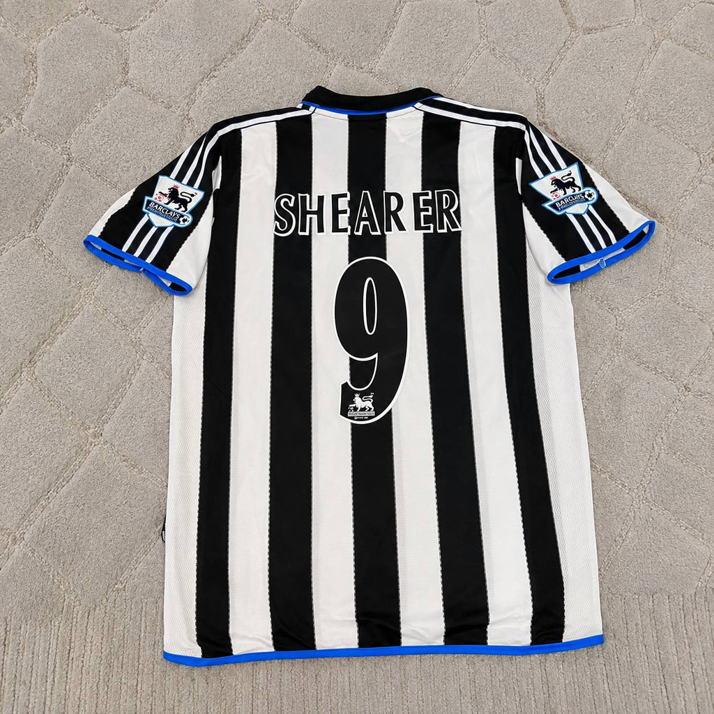 Alan Shearer #9 Newcastle United Retro Trikot Kit Jersey Soccer Shirt